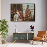 Alexander, Campaspe In Studio - FLOATING FRAME