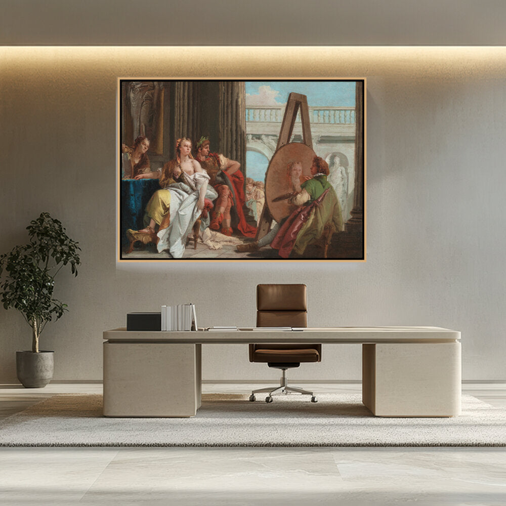 Artist1 - Art - Alexander, Campaspe In Studio - FLOATING FRAME