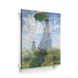 Woman With A Parasol - Acrylic Wall Photo