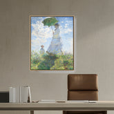 Artist1 - Art - Woman With A Parasol - FLOATING FRAME
