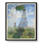 Woman With A Parasol - WALL MOUNT FRAME
