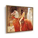 Lady Godiva - FLOATING FRAME