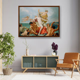 Triumph Of The Marine Venus - Framed Canvas