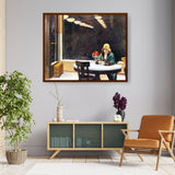 Automat 1927 - Framed Canvas