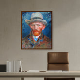 Artist1 - Art - Self Portrait - Framed Canvas