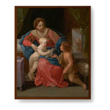 The Virgin And Child - Framed Canvas