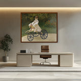 Artist1 - Art - Jean Monet On His Hobby Horse - Framed Canvas