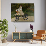 Jean Monet On His Hobby Horse - Wall Canvas
