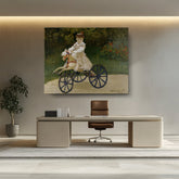 Artist1 - Art - Jean Monet On His Hobby Horse - Wall Canvas