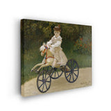 Jean Monet On His Hobby Horse - Wall Canvas