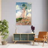 Woman With Umbrella - Acrylic Wall Photo