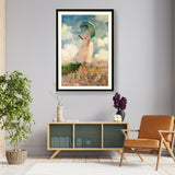 Woman With Umbrella - WALL MOUNT FRAME