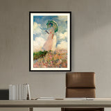 Artist1 - Art - Woman With Umbrella - WALL MOUNT FRAME