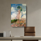 Artist1 - Art - Woman With Umbrella - Wall Canvas