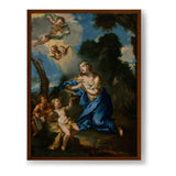 Penitent Magdalene - Framed Canvas