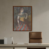 Artist1 - Art - The Singer In Green - Framed Canvas