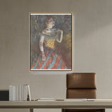 Artist1 - Art - The Singer In Green - FLOATING FRAME