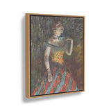 The Singer In Green - FLOATING FRAME