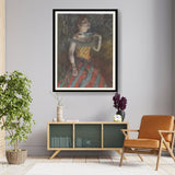 The Singer In Green - WALL MOUNT FRAME