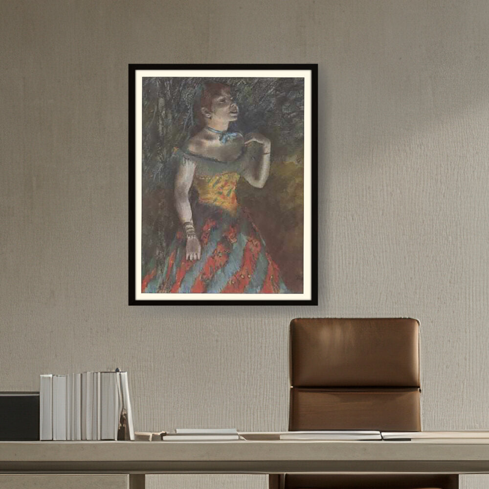 Artist1 - Art - The Singer In Green - WALL MOUNT FRAME