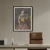 Artist1 - Art - The Singer In Green - WALL MOUNT FRAME
