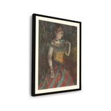The Singer In Green - WALL MOUNT FRAME