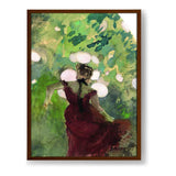 Singer In A Parisian Caf?? - Framed Canvas