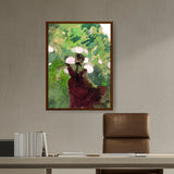 Artist1 - Art - Singer In A Parisian Caf?? - Framed Canvas