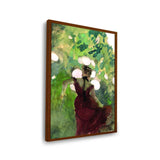 Singer In A Parisian Caf?? - Framed Canvas