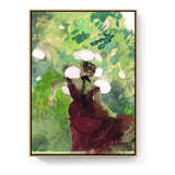 Singer In A Parisian Caf̩ - FLOATING FRAME