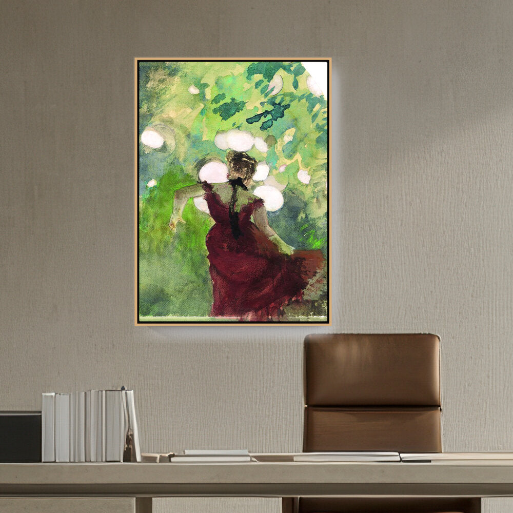 Artist1 - Art - Singer In A Parisian Caf?? - FLOATING FRAME
