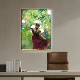 Artist1 - Art - Singer In A Parisian Caf?? - FLOATING FRAME