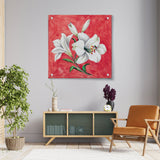 White Lily - Acrylic Wall Photo