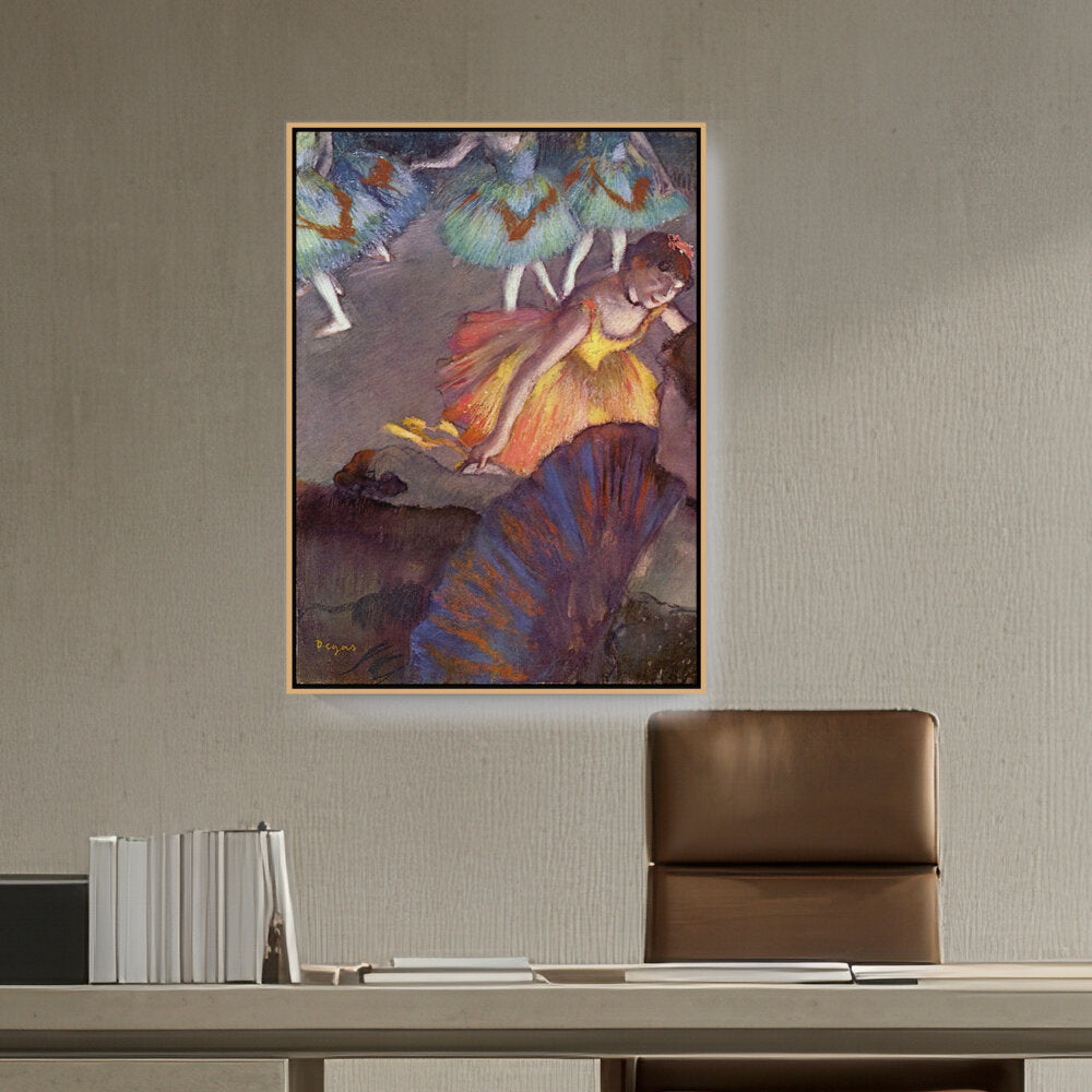 Artist1 - Art - Ballerina And Lady With A Fan - FLOATING FRAME