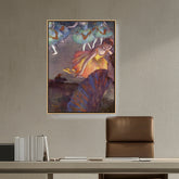 Artist1 - Art - Ballerina And Lady With A Fan - FLOATING FRAME