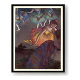 Ballerina And Lady With A Fan - WALL MOUNT FRAME