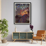 Ballerina And Lady With A Fan - WALL MOUNT FRAME