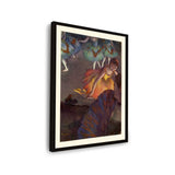 Ballerina And Lady With A Fan - WALL MOUNT FRAME