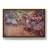 Ballettszene - Framed Canvas