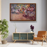 Ballettszene - Framed Canvas