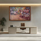 Ballettszene - Framed Canvas