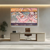 Artist1 - Art - The Curtain Falls - FLOATING FRAME