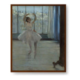 Dancer Posing For A Photograph - Framed Canvas