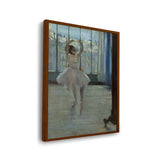 Dancer Posing For A Photograph - Framed Canvas