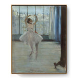 Dancer Posing For A Photograph - FLOATING FRAME