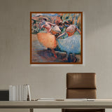 Artist1 - Art - Three Dancers - Framed Canvas