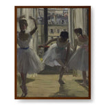 The Dancing Lesson - Framed Canvas