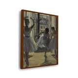 The Dancing Lesson - Framed Canvas