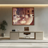 Artist1 - Art - Rehearsal Of A Ballet On Stage - Framed Canvas