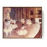 Rehearsal Of A Ballet On Stage - FLOATING FRAME